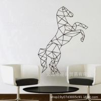 [COD] Manufacturers wholesale creative geometric horse wallpaper decoration bedroom living room study self-adhesive removable