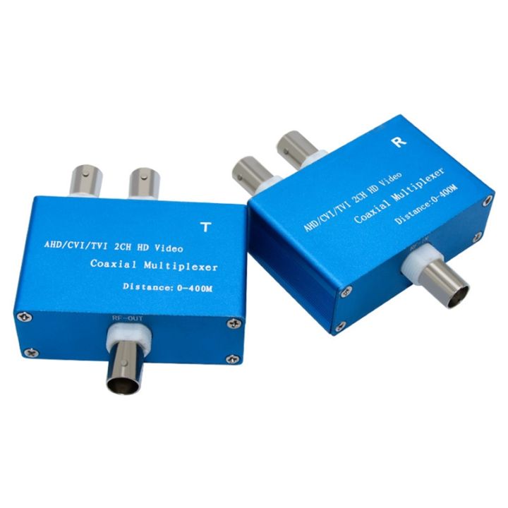 1080p-ahd-cvi-tvi-2ch-hd-video-coaxial-multiplexer-2-channel-video-in-one-coaxial-cable-transmission
