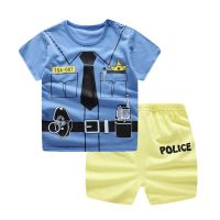 2019 Baby Gentleman Boy Clothing Summer Toddler Kids T-shirt shorts Clothes Set Baby 9M -24M Newborn Baby Girl Clothes