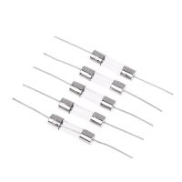 10pcs 5*20MM Axial Glass Fuse Fast Blow 250V With Lead Wire The fuse tube 0.5/1/2/3/3.15/4/5/6.3/8/10/12/15/20A Fuses Accessories