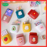 เคส GPCIXY SHOP น่ารักเคสใส่ของกล่องใส่ของลวดลายการควบคุมระยะไกลที่เก็บที่ใส่ยึดติดผนังติดตั้งบนผนังที่แขวนแบบติดได้