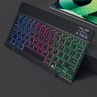 Keyboard Bluetooth Wireless Keyboard สำหรับแท็บเล็ต Mini Backlit Keyboard ในรัสเซียสำหรับ Pro 12 9 Air 4 IOS Android Phone