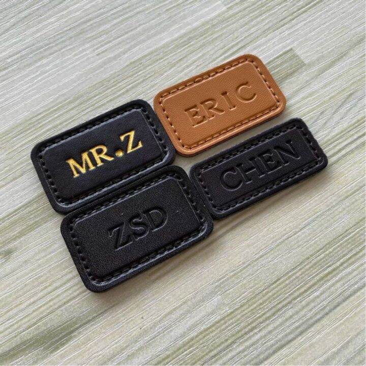 のTUMIの Tuming shoulder bag shoulder bag leather nameplate tag luggage tag nameplate lettering