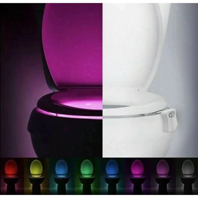 ┋♝ Smart PIR Motion Sensor Night Light Toilet Light Waterproof Toilet Seat For Toilet Bowl Backlight WC Lighting LED Luminaria Lamp