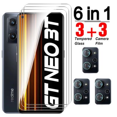 ฟิล์มเลนส์กล้องถ่ายรูปนิรภัย6 In 1สำหรับ Oppo Realme GT Neo 2 3T Q5 Pro Neo3T Neo2จริง Q5Pro ปกป้องหน้าจอ5G