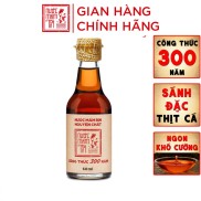 Nước mắm Tĩn mini du lịch độ đạm 40N chai thuỷ tinh mini 60ml nước mắm rin