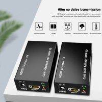 ตัวขยาย HDMI Cat5e Cat 6 Ethernet IP TCP สัญญาณ HDMI ไปยังตัวแปลงสายแลน1080P 3D HDMI Tranitter Receiver ทีเอ็กซ์อาร์เอ็กซ์60M