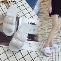 Couple slippers womens summer wear net red sandals and slippers Korean version flip flops non-slip sports slippers mens beach shoes