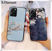 เคสคลังสินค้าพร้อมสำหรับ Redmi Note12 Pro Plus เคสโทรศัพท์ TPU แบบน่มลายดอกไม้และกากเพชรส่องแสงเป็นประกายวิบวับแมกโนเลีย Redmi Note 12 Pro Plus เคสกันรอยฝาหลัง