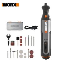 Worx 8V Mini Electric Drill WX106 Cordless Rotary Tool Mini Engraving Grinding Polishing Machine USB Rechargerabl Variable Speed