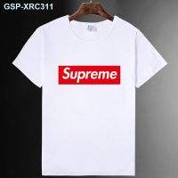 SUPREMEˉ Short Sleeve Popular Logo Supremet T-Shirt Male And Female Students Youth Fashion Lovers T-Shirts Have A Childrens Parent-Child Outfit