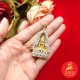 จี้พระพุทธชินราช องค์ทองล้อมเพชร สีทอง 2.5x4cm ชีวิตรุ่งเรือง มีโชคลาภ ปลอดภัย แคล้วคลาดจากอันตรายทั้งหลายทั้งปวง