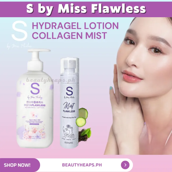 Collagen Facial Mist InstaFlawless Hydragel Face & Body Lotion 300mL S by Miss Flawless