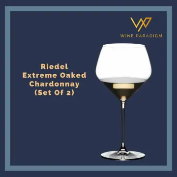 Riedel Extreme Oaked Chardonnay Glass, Set of 2, Clear