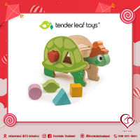 บล็อกหยอดรูปทรงเต่าน้อย Tortoise Shape Sorter Tender Leaf Toys firstkidsthailand