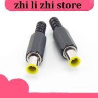 zhilizhi Store 10pcs/Lot 6.5mmx4.4mm DC male Power Connector plug Adapter Power Plug Male Welding Audio DIY