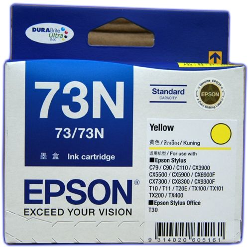หมึก-epson-73n-yellow-t105490-yellow-หมึกแท้-เป็นสินค้า-clearance-sale-ค่ะ