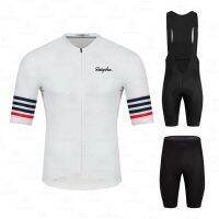 ◙❆┇ Raphaful Cycling Jersey 2022 New Team Men Set Racing Bicycle Clothing Suit Breathable Mountain Bike Clothes Sportwears