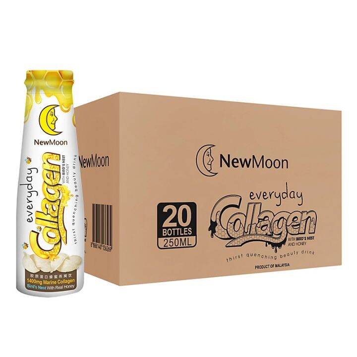 New Moon Everyday Collagen Drink with Bird Nest and Honey 250ml x 20