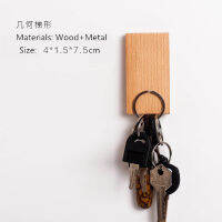 Magnetic Key Hanger Holder For Keys On The Wall Home Decor Hooks Letter Rack Wood Multifunctional Storage Board