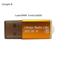 Lihuiyu M2 M3 ระบบควบคุมคอนโทรลเลอร์ Dongle A / B / C CorelLaser LaserDRW Winseal DIY Co2 40W 50W เครื่องตัดแกะสลักเลเซอร์