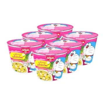 Cheap Nissin Mini Cup Doraemon Instant Noodles Crab Flavour 40 g. x 6 pcs