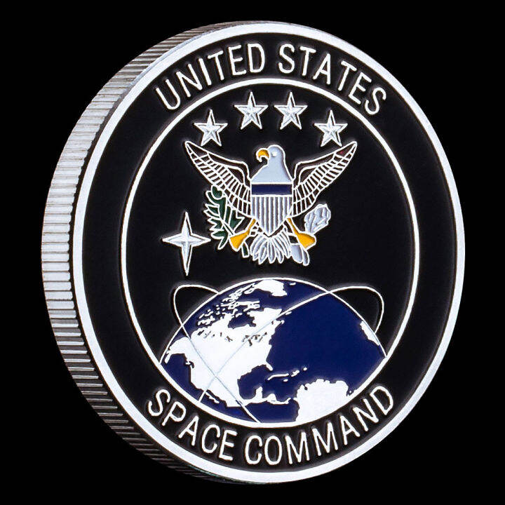 สหรัฐอเมริกา-special-force-department-of-the-air-force-เหรียญที่ระลึก-space-command-ของขวัญสะสมเหรียญทหาร-kdddd