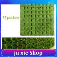 JuXie store 72 Pockets Vertical Wall-mounted Grow Bags Wall Hanging Planting Bags Flower Nursery Bags Garden Supplies