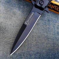 มีดพก เดินป่า Outdoor folding knife มีระบบดีดใบมีด มีที่ทุบกระจก พร้อมส่งในไทย