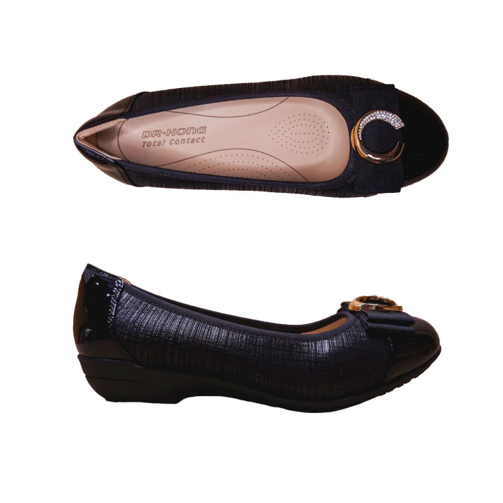 dr-kong-ด็อกเตอร์คอง-รองเท้าทำงานผู้หญิง-w1001459-blk-รองเท้าเพื่อสุขภาพ