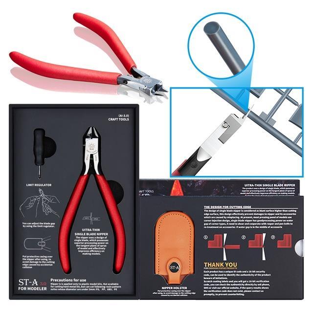 dspiae-unisex-st-a-single-blade-nipper-3-0-hand-tools-pliers-multifunctional-bent-non-scale-long-nose-for-electrical-parts