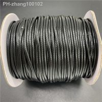 【YD】 0.5mm 0.8mm 1mm 1.5mm 2mm Waxed Cotton Cord Rope Thread String Necklace Jewelry Making