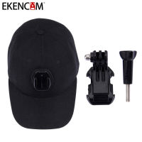 EKENCAM หมวกกันแดดผ้าใบแบบปรับได้พร้อม J-Holder Mount สำหรับ Insta GOPRO Hero 9 8 7 6 SJCAM DJI OSMO อุปกรณ์เสริมสำหรับกล้อง