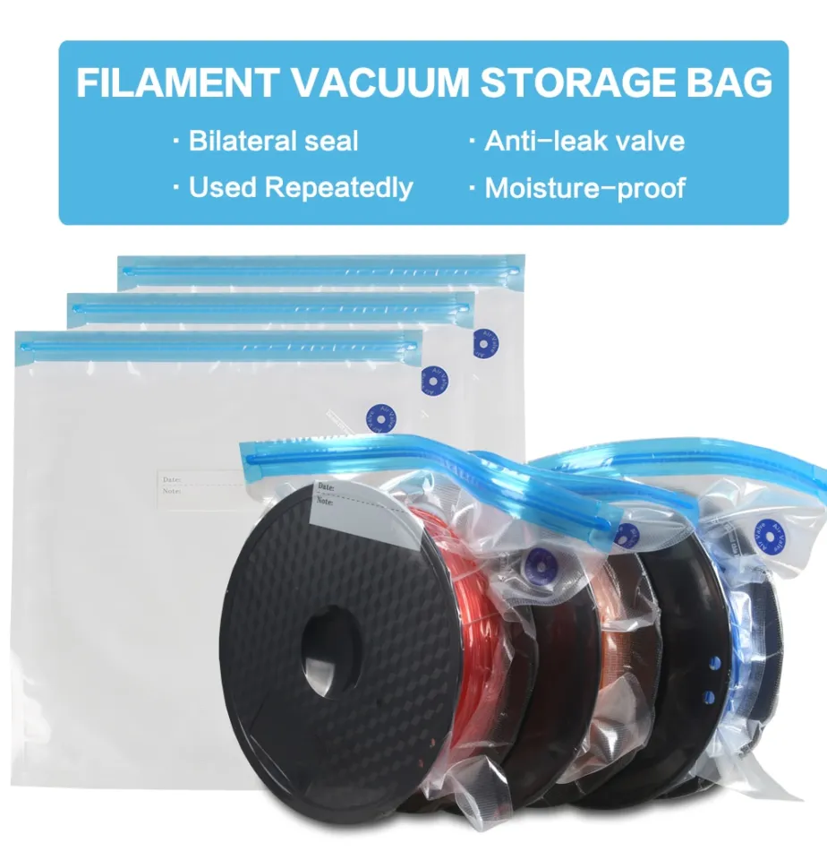 3d Printer Filament Storage Kit Vacuum Sealing Bags With Hand Pump  Safekeeping
