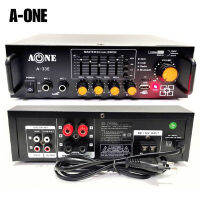 แอมป์ขยาย K-2000 (A-336) A-One ใช้ได้ ทั้งไฟบ้านและไฟรถ AC DC เครื่องขยาย 2400W P.M.P.O สามารถเชื่อมต่อบลูทูธได้ BLUETOOTH / เล่น MP3 ผ่านช่อง USB