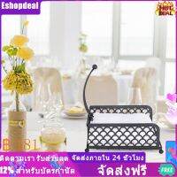 Eshopdeal【Ready Stock】 Hollow Metal Holder Napkin Stand Storage Storage Bar ร้านอาหารร้านอาหาร