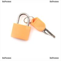 BaiPesmon Small Candy Colour Strong Steel Padlock Travel Suitcase Drawer Dormitory Locks With 2 Keys