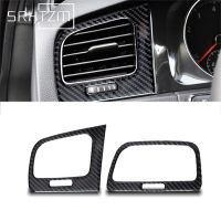 For Golf 7 Mk7 2014-2016 2017 2018 2019 Decal Car Interior Side Air Vent Outlet Cover Trim Car Carbon Fiber Sticker Towels