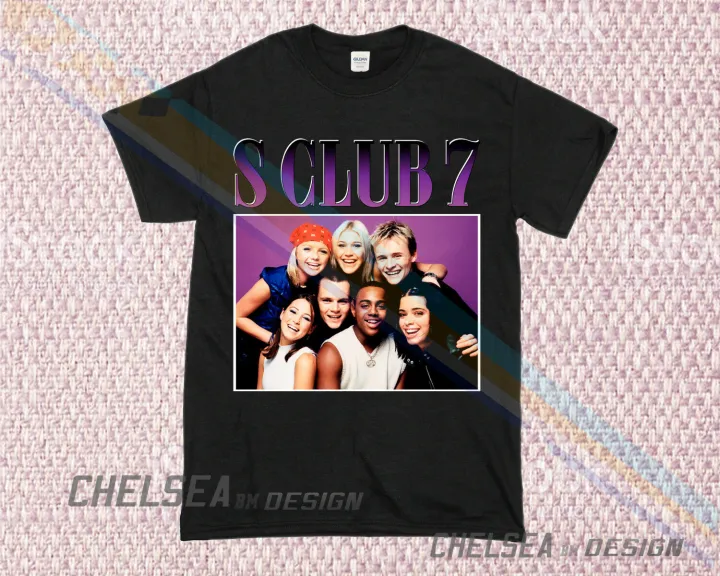 สินค้าเฉพาะจุด แรงบันดาลใจจาก S Club 7 T เสื้อทัวร์สินค้า Limited