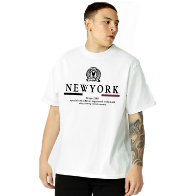 เสื้อยืดคุณภาพดี (S-5XL)      เสื้อยืด Memo ผ้า Supersoft Lite รุ่น NEWYORK City Collection