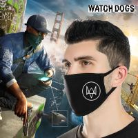 พร้อมส่งได้รับใน 1-2 วัน ผ้า ปิด ปากเรืองแสง ปิด จมูกเรืองแสง  เกมส์ วอชด็อก WATCHDOGS2 (Cotton 2 ชั้น) ซักได้