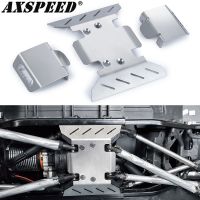 AXSPEED Stainless Steel Chassis Armor Plate Axle Protector for 1/6 RC Crawler Car Axial SCX6 Jeep JLU Trail Honcho 4WD Parts