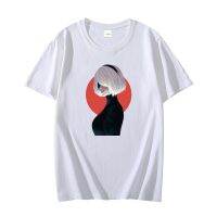 Summer Cotton T-shirt Nier Automata A2 2B Game Gamer Japan Unisex graphic t shirts short sleeve t-shirts Mens clothing