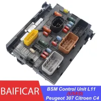 【YF】 Baificar Brand Used Genuine Fuse Box Control Unit Assembly BSM L11 9661708280 9664055780 For Peugeot 107 207 307 Citroen C4 C5