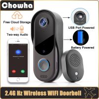 ☏◊ Smart Home Security doorbell camera WiFi Video Intercom Door bell Camera Outdoor Wireless WiFi Doorbell 2-Way Audio Night Vision