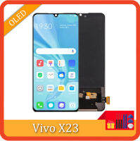 6.41 Super AMOLED/TFT สำหรับ Vivo X23หน้าจอสัมผัส LCD อะไหล่ประกอบ Digitizer สำหรับ Vivo V11 Pro Display รองรับการสแกนลายนิ้วมือ