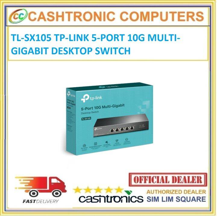 TL-SX105 TP-LINK 5-PORT 10G MULTI-GIGABIT DESKTOP SWITCH | Lazada Singapore