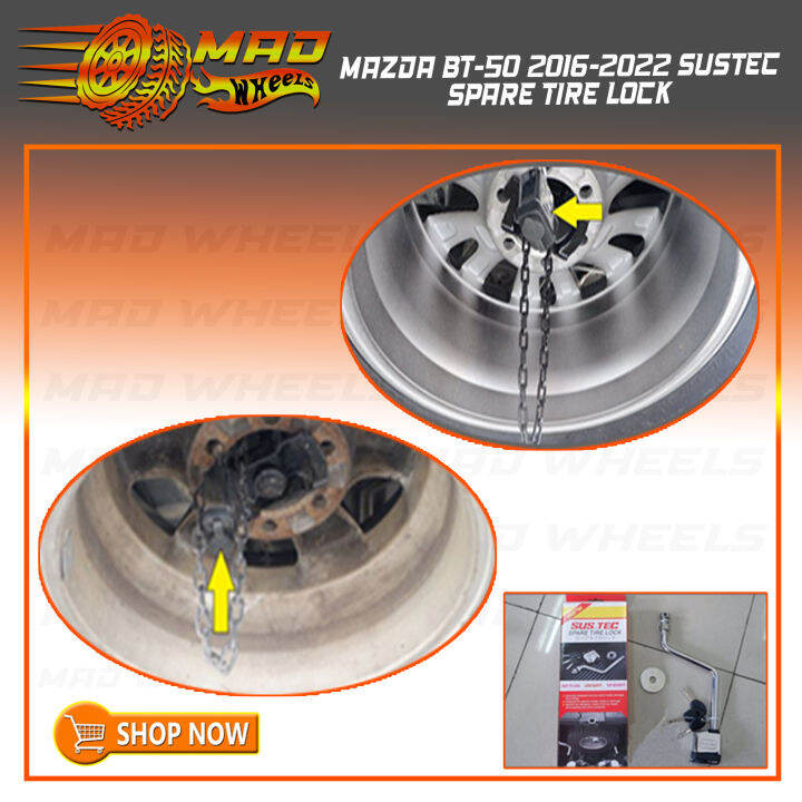 Mazda BT50 20162022 SUSTEC Spare Tire Lock with Key Lazada PH