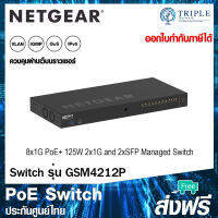 Netgear GSM4212P–AV Line M4250-10G2F-PoE+ 8x1G PoE+ 125W 2x1G and 2xSFP Managed Switch