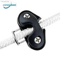 ✜❇ Black Composite Ball Bearing Cam Cleat with Leading Ring Pilate Equipment Fast Entry Rope Wire Fairlead Sailing Boat Accessories